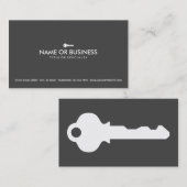 eenvoudige sleutel visitekaartje (Voorkant / Achterkant)