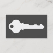 eenvoudige sleutel visitekaartje (Achterkant)