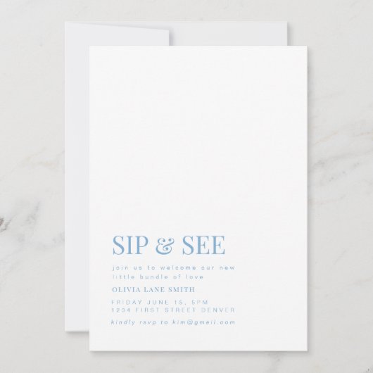 Eenvoudige slok en zie partij uitnodigen met Plaid Kaart (Voorkant)