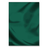 Eenvoudige smaragdgroene en gouden schrift bruilof kaart (Achterkant)