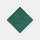 Eenvoudige smaragdgroene kleur bewerkbare Waterver Servet (Hoek)