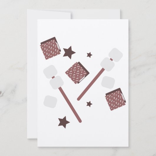 Eenvoudige S'mores Koekjes Kampvuur Groet (Voorkant)