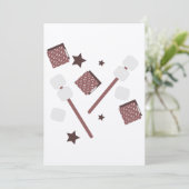 Eenvoudige S'mores Koekjes Kampvuur Groet (Staand voorkant)