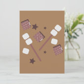Eenvoudige S'mores Koekjes Kampvuur Groet (Staand voorkant)