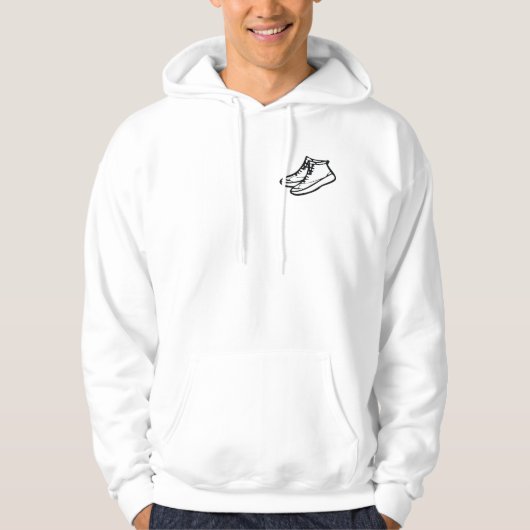 Eenvoudige Sneaker hoody (Voorkant)