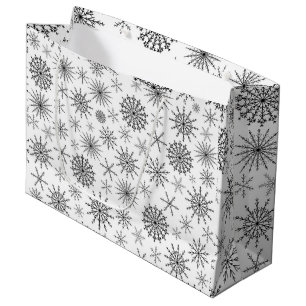 Eenvoudige Sneeuwstorm Groot Cadeauzakje