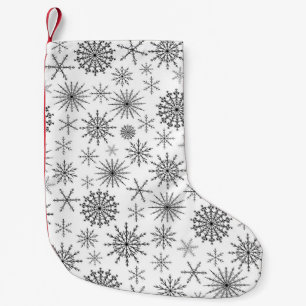 Eenvoudige Sneeuwstorm Kleine Kerstsok