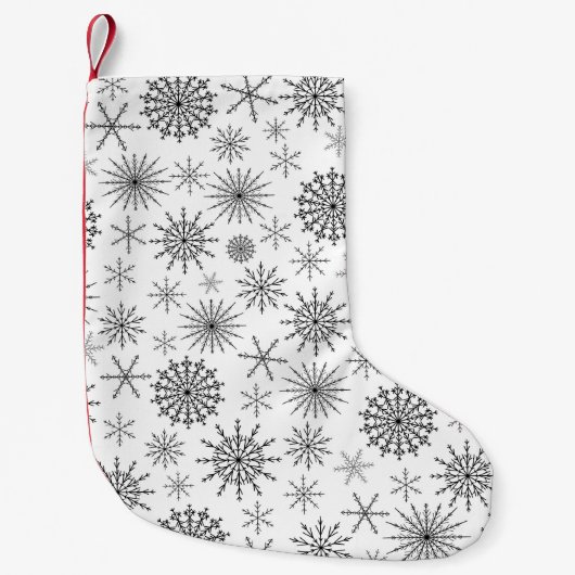Eenvoudige Sneeuwstorm Kleine Kerstsok (Voorkant)