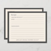 Eenvoudige Soft Black Border gepersonaliseerde rec (Voorkant / Achterkant)