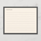 Eenvoudige Soft Black Border gepersonaliseerde rec (Achterkant)