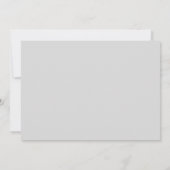 Eenvoudige Soft Grey Typografie Save the Date Kaart (Achterkant)