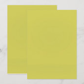 Eenvoudige Solid Color Wedding Dank u kaart (Voorkant / Achterkant)