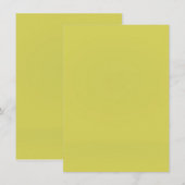 Eenvoudige Solid Color Wedding Dank u kaart (Voorkant / Achterkant)