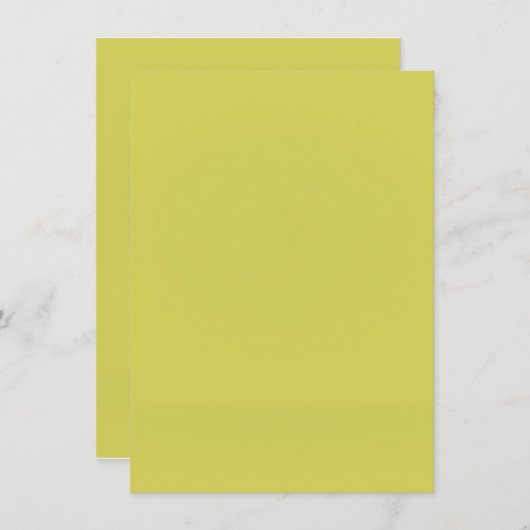 Eenvoudige Solid Color Wedding Dank u kaart (Voorkant / Achterkant)