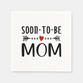 Eenvoudige Soon-to-be Mom Moederdag | Papieren Ser Servet