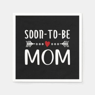 Eenvoudige Soon-to-be Mom Moederdag   Papieren Ser Servet