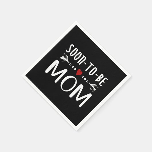 Eenvoudige Soon-to-be Mom Moederdag | Papieren Ser Servet (Hoek)