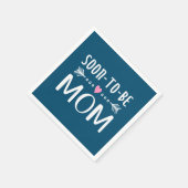 Eenvoudige Soon-to-be Mom Moederdag | Papieren Ser Servet (Hoek)