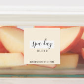 Eenvoudige Spa Essential Oil Roller-flesetiketten Labels (Aangebracht)