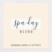 Eenvoudige Spa Essential Oil Roller-flesetiketten Labels (Design 1)