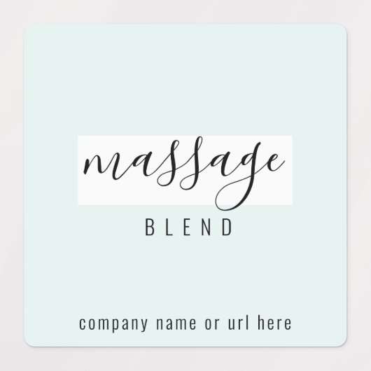 Eenvoudige Spa Essential Oil Roller-flesetiketten Labels (Design 2)