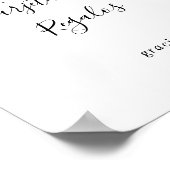 Eenvoudige Spaanse Tarjetas en Regalos bord Poster (Hoek)