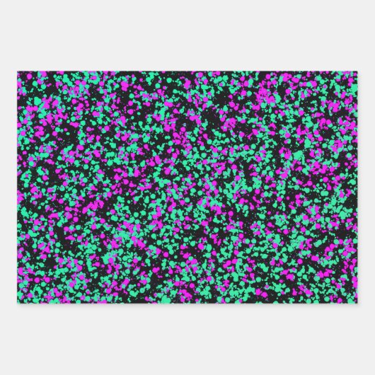 eenvoudige spatwaterverf inpakpapier vel (Voorkant)