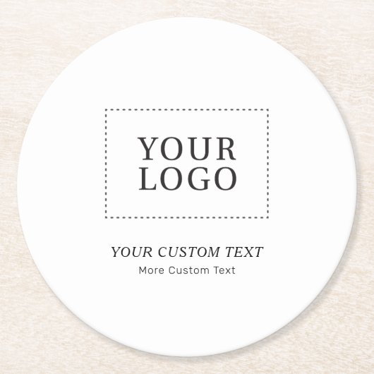 Eenvoudige speciale promotie voor aangepaste zakel ronde kartonnen onderzetter (Voorkant)