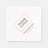 Eenvoudige speciale promotie voor aangepaste zakel servet (Voorkant)