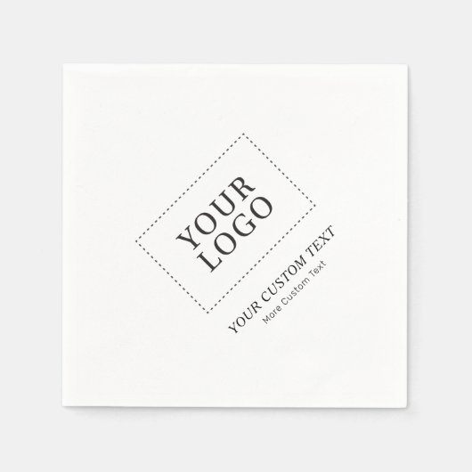 Eenvoudige speciale promotie voor aangepaste zakel servet (Voorkant)