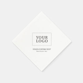 Eenvoudige speciale promotie voor aangepaste zakel servet