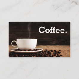 Eenvoudige speelgoedbeker en bonen Punch Card Klantenkaartje