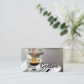 Eenvoudige speelgoedbeker en bonenkaart klantenkaartje (Staand voorkant)