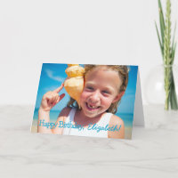 Eenvoudige speelse cursieve typografie foto verjaa