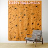 Eenvoudige Spider Kid Vriendelijke Feest Foto Acht Wandkleed (In situ)