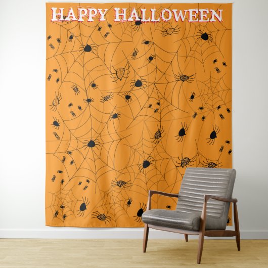 Eenvoudige Spider Kid Vriendelijke Feest Foto Acht Wandkleed (In situ)