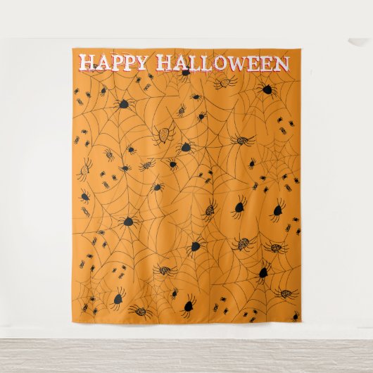 Eenvoudige Spider Kid Vriendelijke Feest Foto Acht Wandkleed (Voorkant)