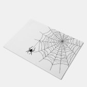 Eenvoudige spin met Spider Web Cobweb Halloween Deurmat (Schuin)