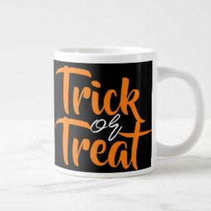 Eenvoudige Spooky Trick or treat Halloween Familie Grote Koffiekop