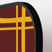 Eenvoudige Sporty Stripes noemen uw kleur links Pickleball Paddle (Links Detail)