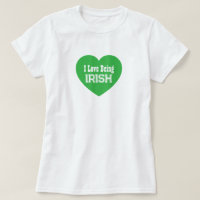 Eenvoudige St. Patrick's Day Green I Love Being Ir