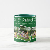 Eenvoudige St. Patrick's day Shamrocks familie fot