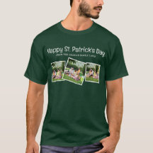 Eenvoudige St. Patrick's day Shamrocks familie fot