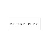 Eenvoudige standaard zakelijke aangepaste tekst cl  zelfinktende stempel (Design)