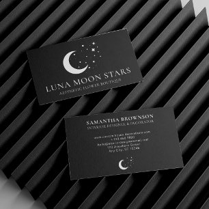 Eenvoudige standaard zwarte muis, leunsterren visitekaartje