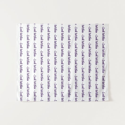 Eenvoudige stap en herhaling: kijk binnen aangepas wandkleed (Voorkant (horizontaal))