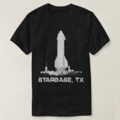 Eenvoudige starbase, TX ruimteschip grafisch T-shirt (Design voorkant)