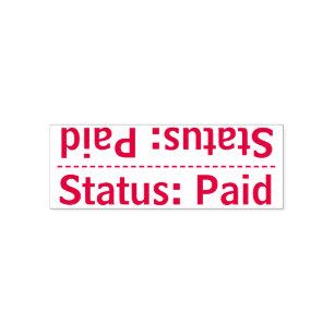Eenvoudige "Status: Betaald" Stempel