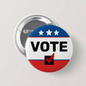 ⭐️Eenvoudige stem Niet-partijgebonden 2026 Verkiez Ronde Button 5,7 Cm (Voorkant /achterkant)