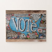 EENVOUDIGE STEMMING LEGPUZZEL (Horizontaal)